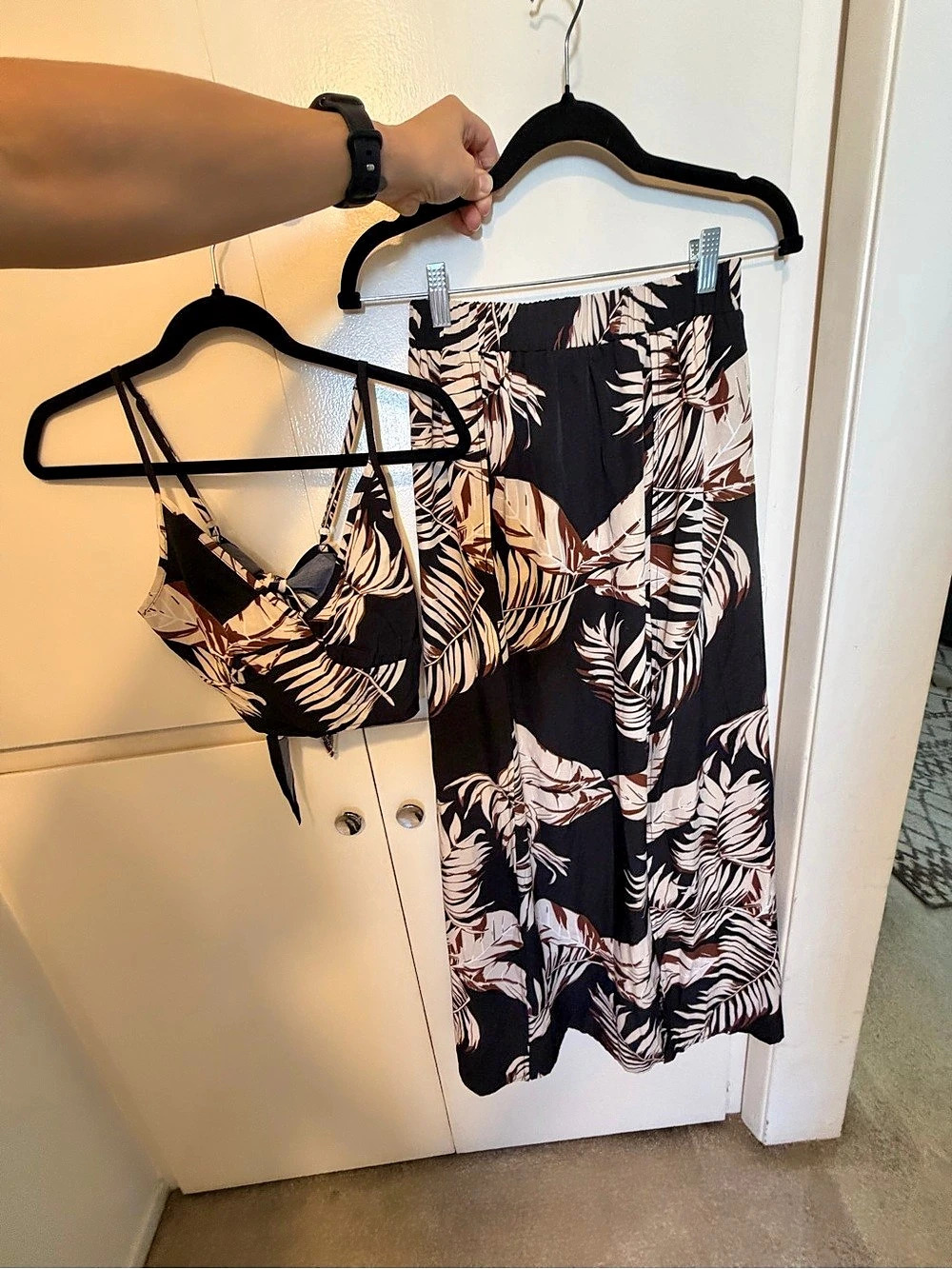 Black Floral set